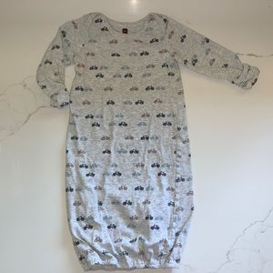 Tea Bicycle Print Sleeping Gown